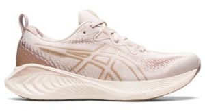 asics gel cumulus 25 beige gold damen laufschuhe