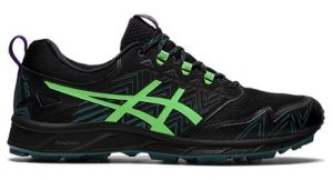 asics gel fujisetsu 3 gtx trail running schuhe schwarz grun