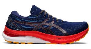 asics gel kayano 29 running schuh blau orange