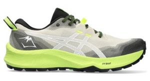 asics gel trabuco 12 trailrunning schuhe beige schwarz grun herren