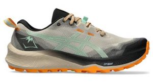 trailrunningschuhe asics gel trabuco 12 beige schwarz orange