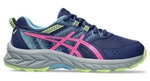 asics gel venture 9 gs trailrunning schuhe blau rosa grun kinder