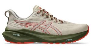 asics gt 2000 13 tr khaki rot herren laufschuhe