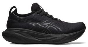 asics gel nimbus 25 laufschuhe schwarz