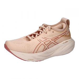 ASICS Nimbus 25 Donna Laufschuhe Rosa Beige