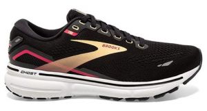 brooks ghost 15 laufschuhe schwarz rosa damen