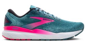 brooks ghost 16 running schuhe blau pink damen