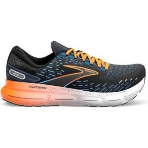 Brooks Glycerin 20 BLACK/CLASSIC BLUE/ ORANGE Laufschuh