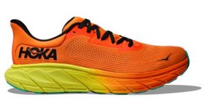 hoka arahi 7 running schuhe orange gelb herren