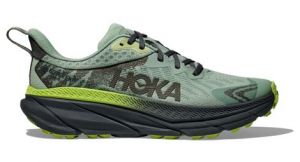 hoka challenger 7 gtx trailrunning schuhe grun grau herren