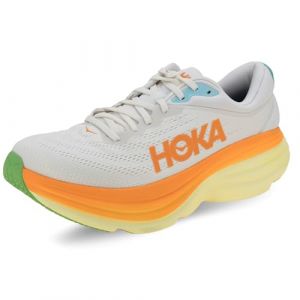 HOKA Bondi 8 Man White Yellow