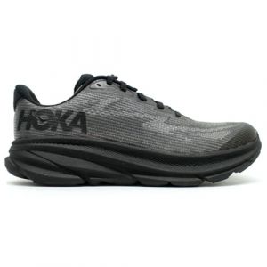 HOKA Kinder Clifton 9 Textile Synthetic Black Carbon Black Trainer 36 2/3 EU