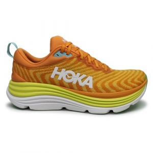 Hoka One One Herren Gaviota 5 Textile Synthetic Solar Flare Sherbet Trainer 46 EU