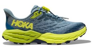 kinder trailrunningschuhe hoka speedgoat 5 youth blau grun