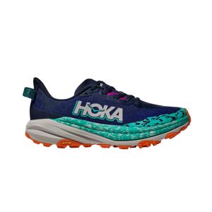 Schuhe Hoka Speedgoat 6 Blau Grün AW24 Damen