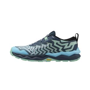 Mizuno Wave Daichi 8 Blau Grün AW24 Damenschuhe