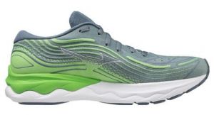 mizuno wave skyrise 4 laufschuh grau grun