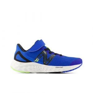 New Balance Kinder Fresh Foam Arishi v4 Bungee Lace with Top Strap in Blau/Schwarz/Grün