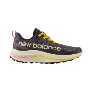 New Balance FuelCell SuperComp Trail v1 Grau Gelb AW24 Damenschuhe