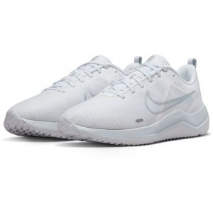 NIKE Downshifter 12 Laufschuhe Damen white/metallic silver-pure platinum 37.5