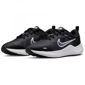 NIKE Downshifter 12 Laufschuhe Kinder black/white-dk smoke grey 38.5