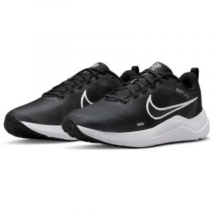 NIKE Downshifter 12 Laufschuhe Damen black/white-smoke grey-pure platinum 36