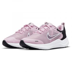 NIKE Downshifter 12 Laufschuhe Kinder 600 - pink foam /flat pewter-black 40