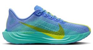 nike pegasus plus laufschuh blau gelb damen