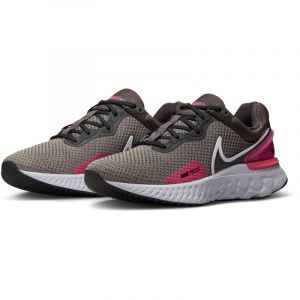 NIKE React Miler 3 Laufschuhe Herren 200 - medium ash/white-hyper pink-black 42.5