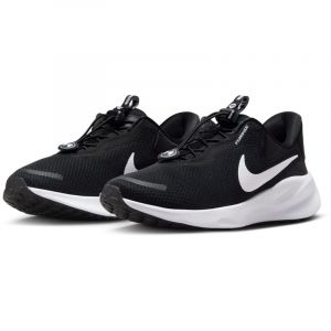 NIKE Revolution 7 FlyEase Laufschuhe Herren 001 - black/white 43