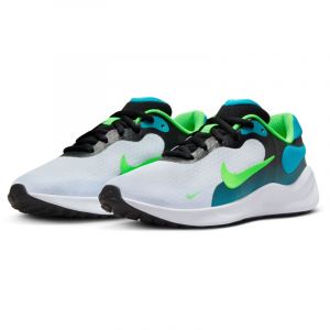 NIKE Revolution 7 Road Laufschuhe Kinder 005 - black/green strike-football grey 37.5