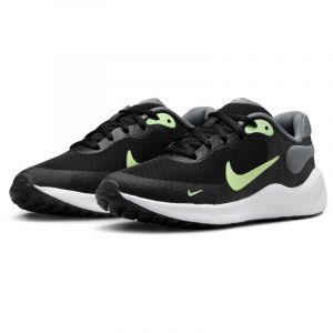 NIKE Revolution 7 Road Laufschuhe Kinder 006 - black/barely volt-smoke grey-white 40