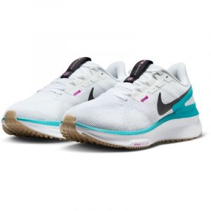 NIKE Air Zoom Structure 25 Laufschuhe Damen 103 - white/black/pure platinum/dusty cactus 40.5