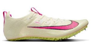 unisex nike zoom superfly elite 2 leichtathletikschuh weis rosa gelb