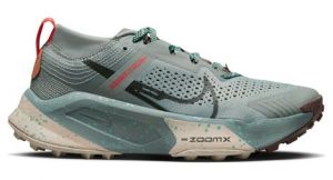 damen nike zoomx zegama trail running schuh grun