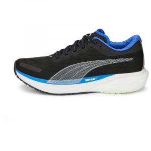 PUMA Deviate Nitro 2 Laufschuhe Herren 11 - PUMA black/royal sapphire/fizzy lime 41