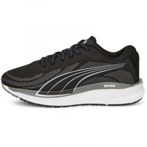 PUMA Magnify Nitro Knit Laufschuhe Damen PUMA black-castlerock-PUMA white 40