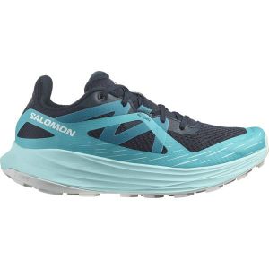 SALOMON Damen Trailrunningschuhe SHOES ULTRA FLOW W Carbon/Peablu/Wht