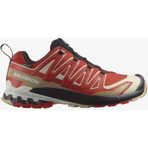 Salomon SHOES XA PRO 3D V9 GTX Aurred/Sfari/Wht Aurora Red/Safari/White Laufschuh