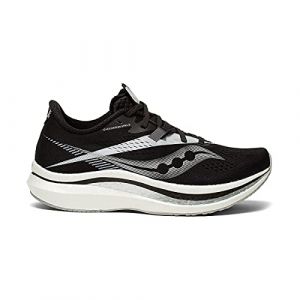 Saucony Women's Endorphin Pro 2 Running Shoe - Color: Black/White - Size: 10 - Width: Regular