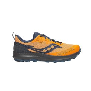 Saucony Peregrine 14 GTX Schuhe Orange Marineblau AW24