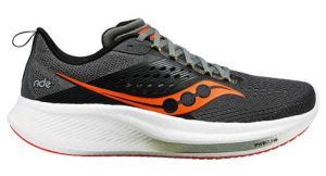 saucony ride 17 large laufschuh grau orange