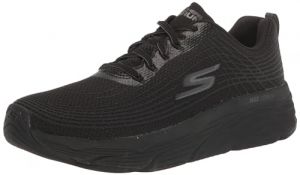 Skechers MAX Cushioning Elite Sneakers Laufschuhe Fitness Damen schwarz 17693