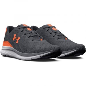 UNDER ARMOUR Charged Impulse 3 Laufschuhe Herren 106 - pitch gray/orange blast/orange blast 40