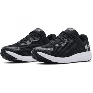 UNDER ARMOUR Charged Pursuit 2 Big Logo Laufschuhe Herren black/black/white 45