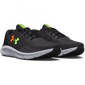 UNDER ARMOUR Charged Pursuit 3 Laufschuhe Herren 100 - jet gray/black/blaze orange 41