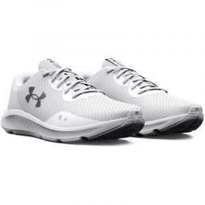 UNDER ARMOUR Charged Pursuit 3 Laufschuhe Herren 101 - white/white/metallic silver 49.5