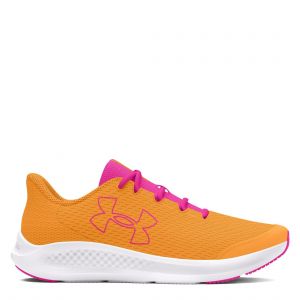 Ua Charged Pursuit 3 Big Logo Running Shoes Junior Girls