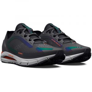 UNDER ARMOUR HOVR Sonic 5 Storm Laufschuhe Herren 100 - jet gray/mod gray/blaze orange 42