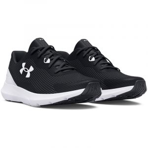 UNDER ARMOUR Surge 3 Laufschuhe Herren 001 - black/white/white 40.5